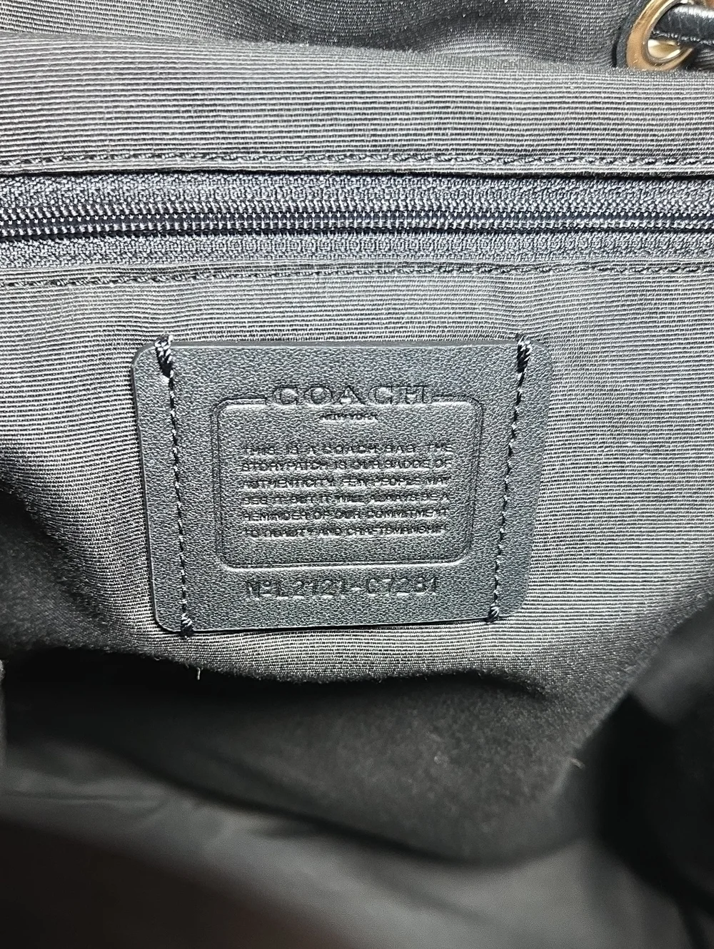 COACH Baby Backpack in Signature Canvas & Leather CZ187